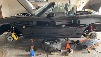 Rear brakes conversion kit Mid to big brake billet cnc adapters for Mazda mx5 miata na/nb/nbfl