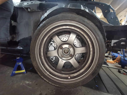 Big brake Adapter kit 4 piston callipers 300 mm discs for mazda mx5 na nb nbfl