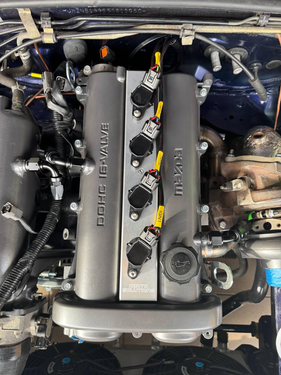 Płyta montażowa z aluminium do konwersji na cewki zapłonowe Toyota/r8 mazda mx-5 na/nb/nbfl