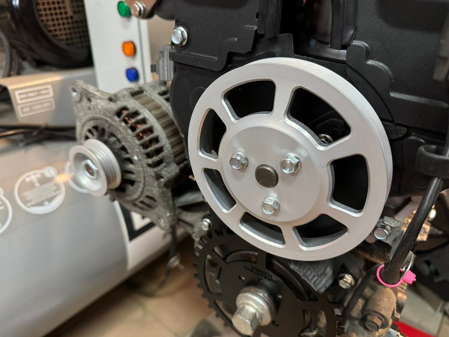 Lekkie koła pompy wody i alternatora do MX-5 nb Z paskiem wielorowkowym