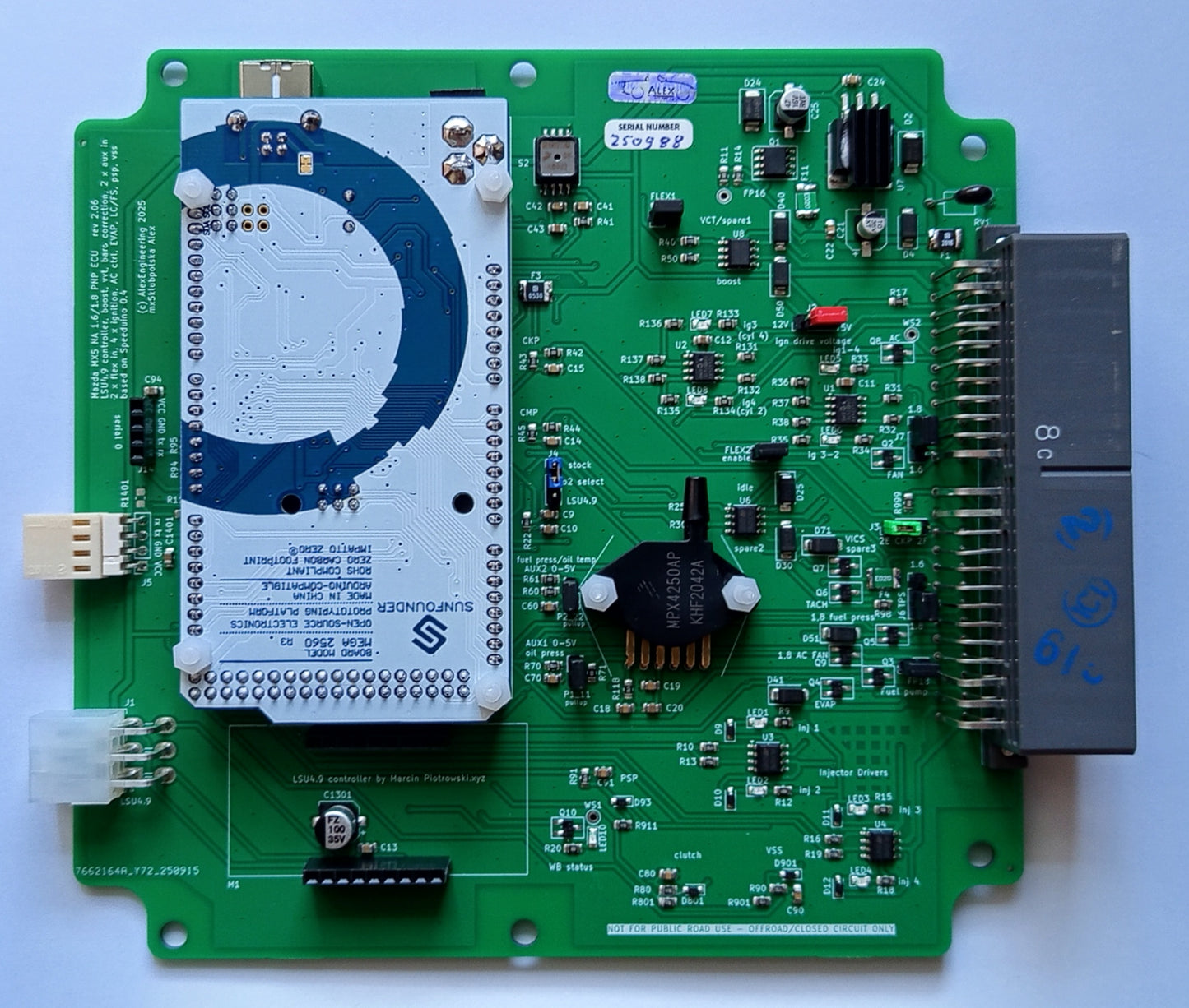 Standalone ECU Speeduino v2 do Mazdy mx-5 mk1 NA