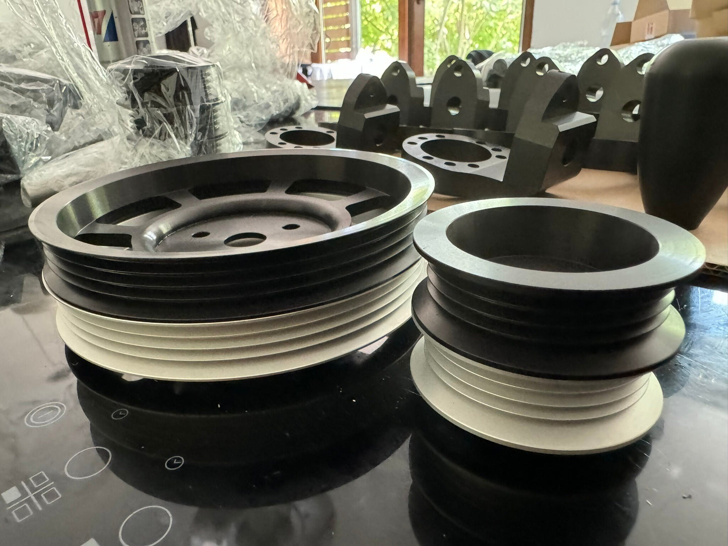 Lekkie koła pompy wody i alternatora do MX-5 nb Z paskiem wielorowkowym